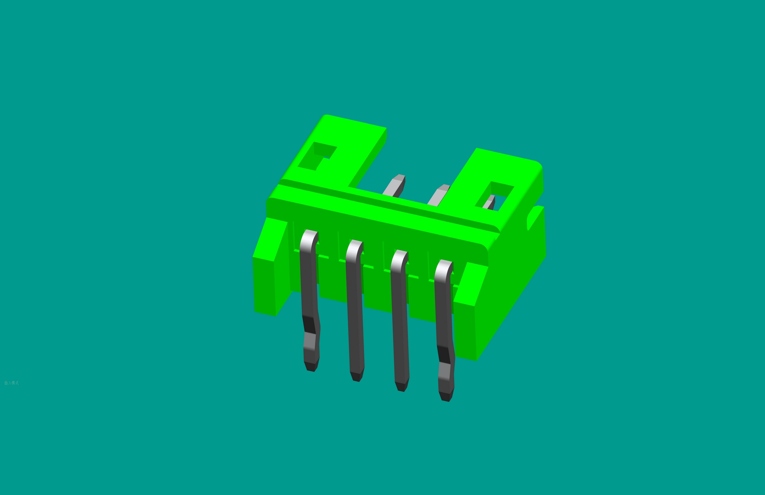 PH-4QA（有保護腳）綠色，普通PA66