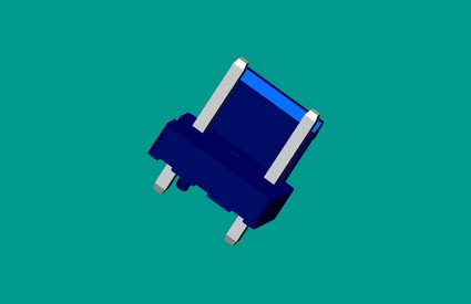 VH3A半包（插奇數）帶定位針座（藍色）