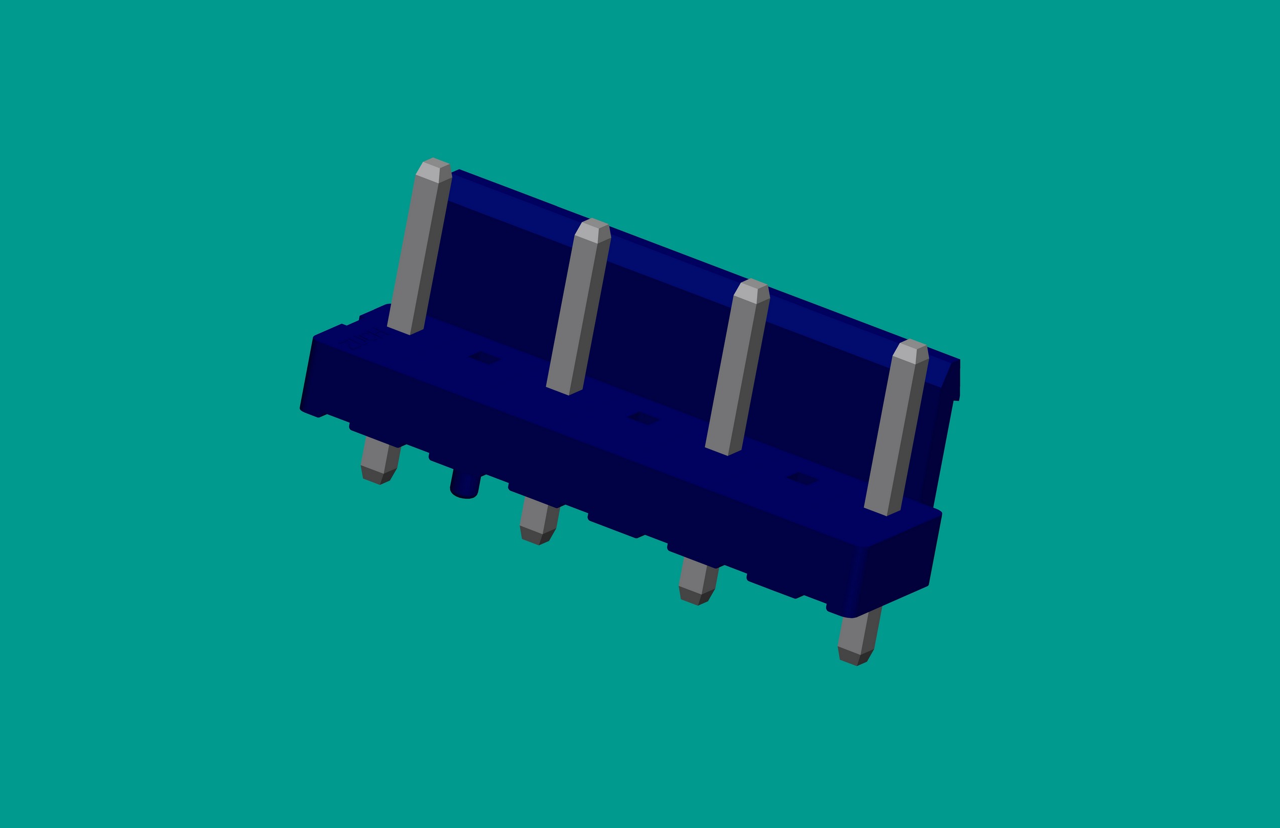 VH7A半包(缺2、4、6針)藍色帶定位針座