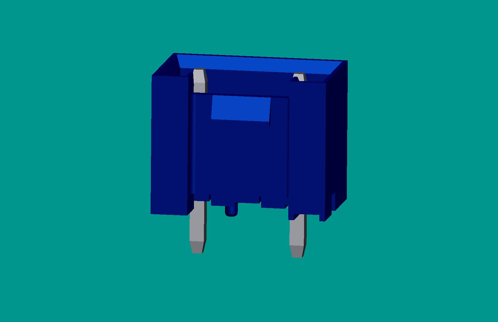 VH3A盒式（插奇數）帶定位針座 -藍色(高灼熱絲)