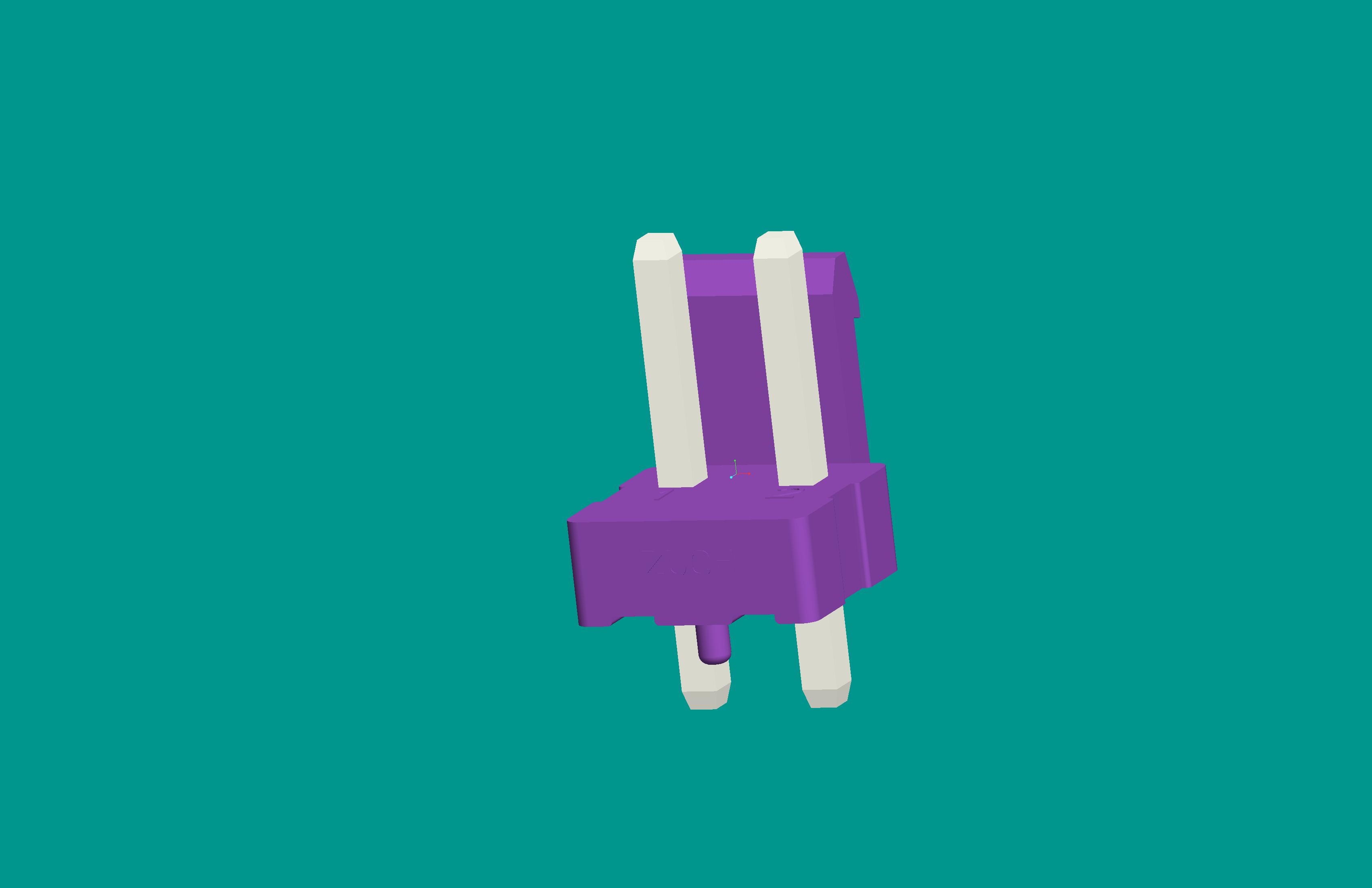 VH2A半包帶定位針座（紫色PA66）